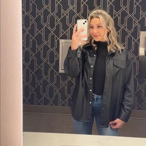 Wild Fable leather coat